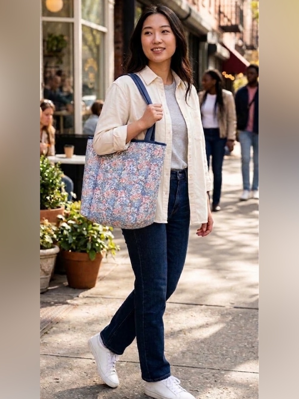 NWT quilted tote
